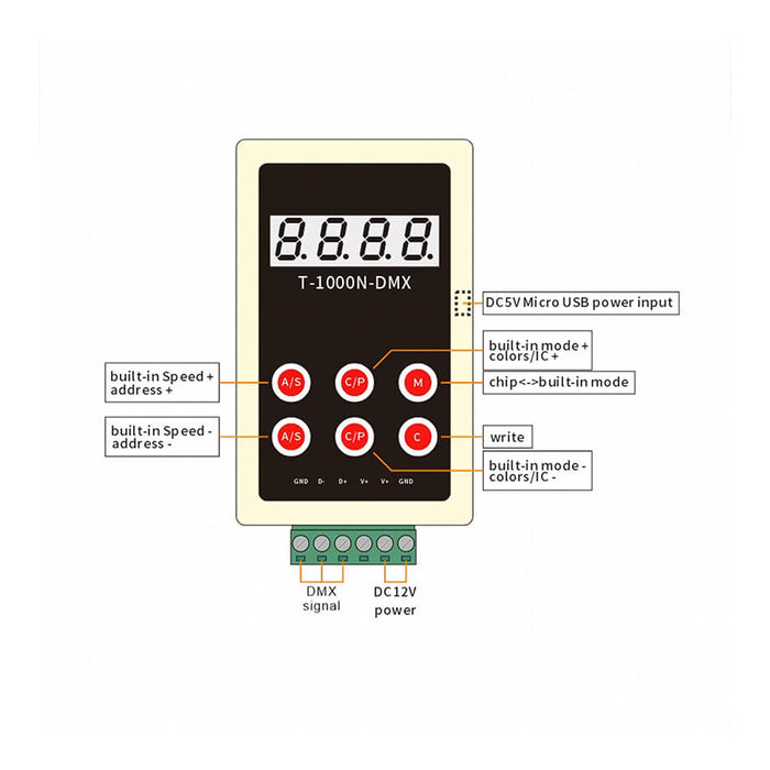 T-1000N DMX Address Writer